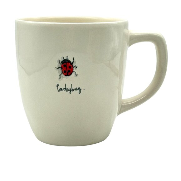 Rae Dunn Artisan by Magenta Ceramic Ladybug Tea Coffee Mug Cup Description - Picture 1 of 8